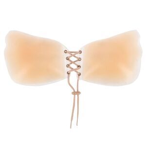 CTM Women's Reusable Seamless Silicone Adhesive Sticky Bra